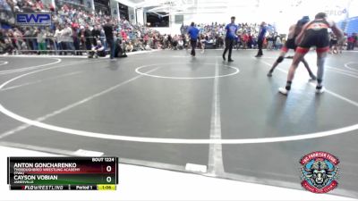 120 lbs Semifinal - Anton Goncharenko, Thoroughbred Wrestling Academy (TWA) vs Cayson Vobian, Janesville