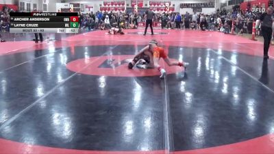 65 lbs Cons. Round 2 - Layne Cruze, Willmar vs Archer Anderson, Owatonna Wrestling Academy