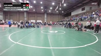 150 lbs Champ. Round 2 - Brodye Kocher-munoz, Washburn Rural vs Alex Hogue, Westmoore