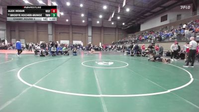 150 lbs Champ. Round 2 - Brodye Kocher-munoz, Washburn Rural vs Alex Hogue, Westmoore