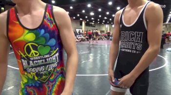 113 lbs Round 3 (6 Team) - Connor Boos, Team Rich Habits Black vs Myles Bailey, Tough House WC