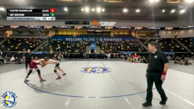 157 lbs 1st Place Match - Jet Brown, Odessa vs Justin Wardlow, Lockport (Twp.)