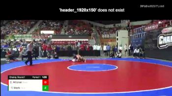132 lbs Champ. Round 1 - Tucker Wark, Colby vs Chance Mitzner, Osawatomie