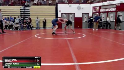 150 lbs Cons. Round 7 - Cayden Jones, Oak Hill vs Elijah Gahl, Northfield