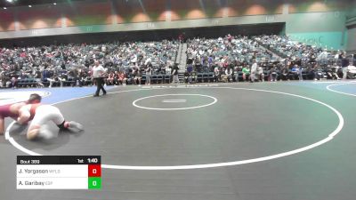 190 lbs Round Of 64 - Judson Yorgason, West Field vs Angel Garibay, Esperanza