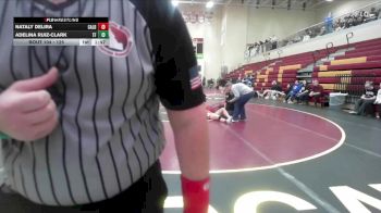 125 lbs Champ. Round 1 - Adelina Ruiz-Clark, Twin Falls vs Nataly DeLira, Caldwell