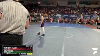 D 2 285 lbs Cons. Round 4 - Anthony Allen, Broadmoor vs Colt Fisher, Sam Houston