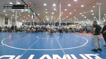 140 lbs Quarterfinal - Shai Sabag, Steller Trained Bossk - HSC vs Jake Nieto, Prestige Worldwide Blue - HSC