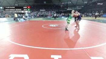 Boys 1B/2B 215 Cons. Round 3 - Tyler Sloan, Columbia (Burbank) vs Alex Ramsay George, Liberty Bell