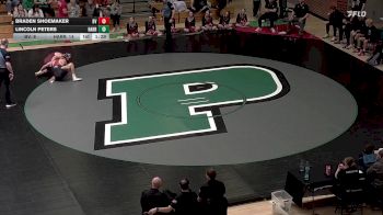 150 lbs Quarterfinals (8 Team) - Braden Shoemaker, Brandon Valley vs Lincoln Peters, Harrisburg