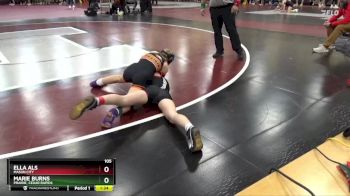 105 lbs Cons. Round 1 - Ella Als, Mason City vs Marie Burns, Prairie, Cedar Rapids