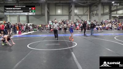 110 lbs Cons. Round 1 - Hayden Rathgeber, Chaparral Kids vs Mason Bottorff, Effingham