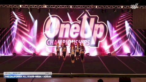 The California All Stars-Mesa - Vogue [2026 L1 Senior Day 1] 2026 One Up Arizona Nationals