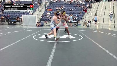 197 lbs Cons. Round 2 - Micah Oltmanns, Williams Baptist vs Darrius Montgomery, Funky Monkey