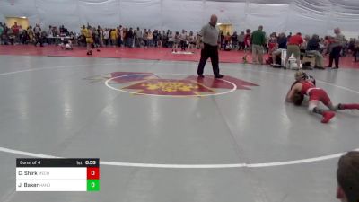 86 lbs Consi Of 4 - Clarence Shirk, Mechanicsburg vs Jaxon Baker, Hanover