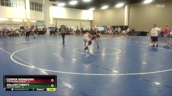 138 lbs Round 2 (16 Team) - Cooper Wisniewski, Team Nauman Orange vs William Christy, Team STL White