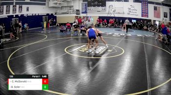 139 lbs Champ. Round 2 - Brodie Soler, Claysburg Kimmel Hs vs Chase McDonald, Ringgold Hs