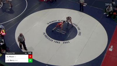 132 lbs Round Of 64 - Greyson Meyer, St. Marys vs Chace Berry, Abington Heights