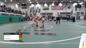 120 lbs Cons. Round 1 - Malachi Moore, Richmond vs Tobias Bowling, Purdue Polytechnic