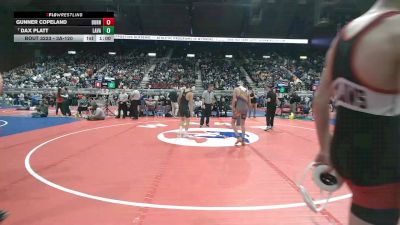 3A-120 lbs Cons. Round 2 - Dax Platt, Lander Valley vs Gunner Copeland, Burns/Pine Bluffs