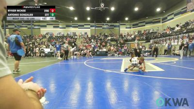 52 lbs 5th Place - Ryker Mckee, Saints Youth Wrestling Club vs Antonio Gonzales, Standfast