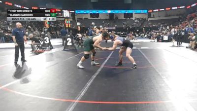 165 lbs Round Of 16 - Treyton Sheets, Frontier (CS) vs Mason Carnrite, Poway (SD)