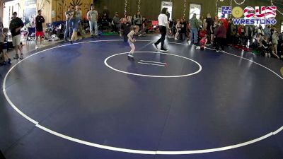 45-48 lbs Round 5 - Emmitt Bishop, Conneaut Eagles vs Cooper Butler, Fort Hill