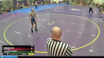 130 lbs Round 2 - Clayton Juhas, Ovid Else vs Ammar Said, Melvindale