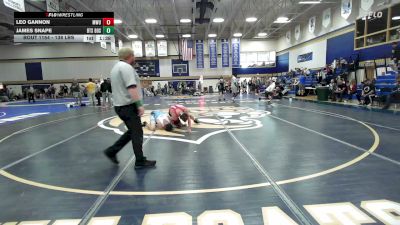 138 lbs Consi Of 8 #1 - Leo Gannon, MetroWest United vs James Snape, Beat The Streets Boston