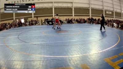 132 lbs Semis - Austin Schield, Idaho vs Brody Allen, Wyoming