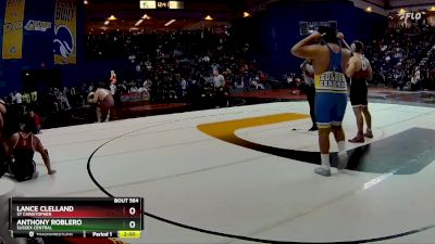 285 lbs Champ. Round 1 - Anthony Roblero, Sussex Central vs Lance Clelland, St Christopher