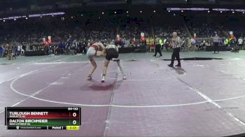 D4-132 lbs Cons. Round 2 - Turlough Bennett, Marlette HS vs Dalton Birchmeier, New Lothrop HS