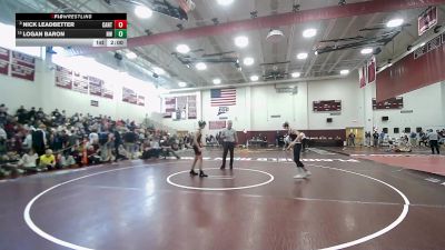 132 lbs Round Of 16 - Nick Leadbetter, Canton vs Logan Baron, Northwestern