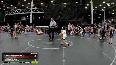 72 lbs Round 7 (8 Team) - Matthew Bly, Mat Assassins Black vs Christian Churchill, RedNose Wrestling