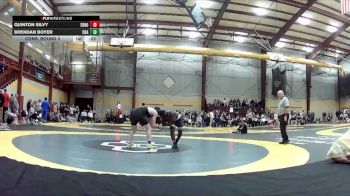 165 lbs Cons. Round 3 - Brendan Boyer, Christian Brothers Academy vs Quinton Silvy, Edmond North