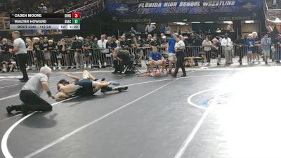 113 2A Cons. Round 3 - Caden Moore, Charlotte Hs vs Walter Howard, Beachside