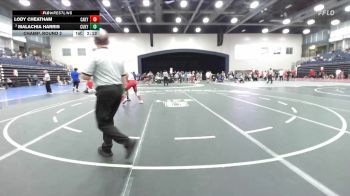165 lbs Champ. Round 2 - Lody Cheatham, Campbellsville (Ky.) vs Malachia Harris, Cumberlands (Ky.)