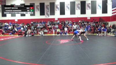 144 lbs Cons. Round 2 - Beckett Sexton, Benton Community vs Karson VanHeiden, Dike-New Hartford