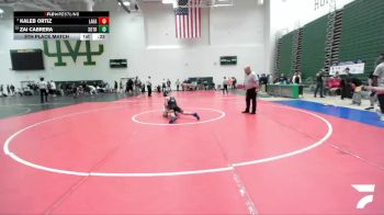 106 lbs 5th Place Match - Zai Cabrera, South Torrance vs Kaleb Ortiz, La Habra