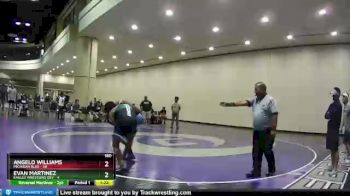 160 lbs Round 5 (10 Team) - Angelo Williams, Michigan Blue vs Evan Martinez, Eagles Wrestling Dev