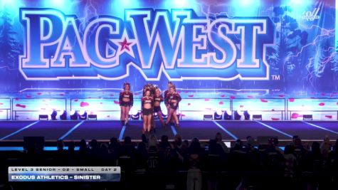 Exodus Athletics - Sinister [2026 L3 Senior - D2 - Small Day 2] 2026 PacWest Grand Nationals