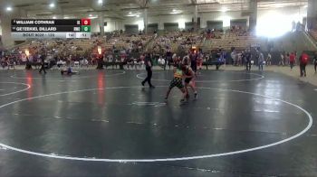 120 lbs Cons. Round 2 - William Cothran, Iron Knights vs Ge?Zekiel Dillard, Rabbit Wrestling Club