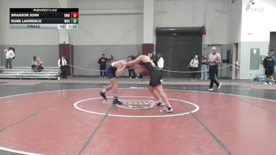 197 lbs Final - Branson John, Maryland vs Rune Lawrence, West Virginia