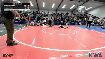 61 lbs Quarterfinal - Koen Thurman, Sperry Wrestling Club vs Kruz Means, Salina Wrestling Club