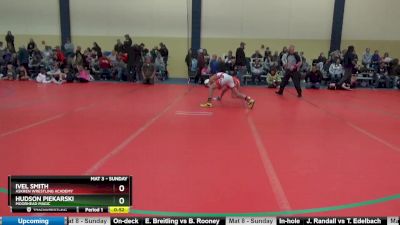 120 lbs Cons. Round 2 - Hudson Piekarski, Moorhead Magic vs Ivel Smith, Askren Wrestling Academy