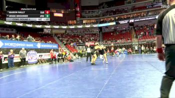 2A-215 lbs Cons. Round 3 - Mason Nally, Clarinda vs Jesse Brouwer, AP-GC