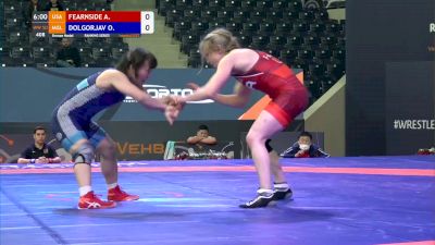 50 kg Bronze - Amy Fearnside, USA vs Otgonjargal Dolgorjav, MGL