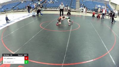 10U Boys - 56 lbs 3rd Place Match - Gary Lloyd, Team Donahoe Wrestling Club vs Ryddik Johnson, Eastern Oregon Elite