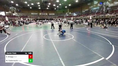 82 lbs Quarterfinal - Hudson Bragg, Bear Cave WC vs Matthew Fadenrecht, Team Pueblo