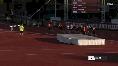 Men's 3k Steeplechase, Heat 1 - Ed Trippas 8:31! No. 2 In The NCAA This Year